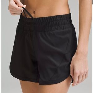 Lululemon running shorts low rise lined black